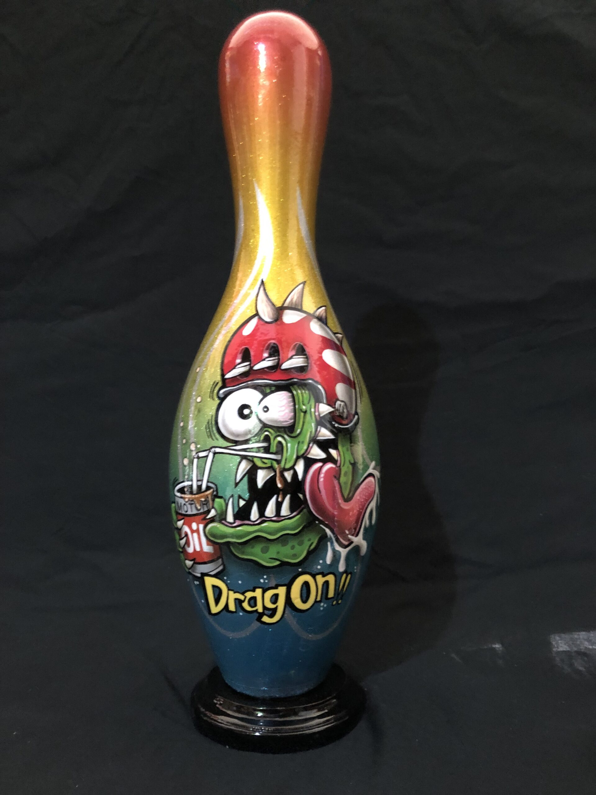 Drag On Bowling Pin